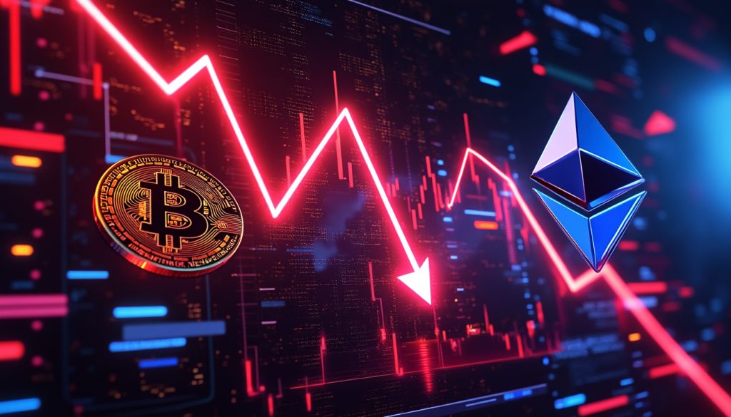 découvrez l'effondrement spectaculaire du marché des cryptomonnaies, sa plus forte baisse depuis avril, et analysez les impacts sur les investisseurs et l'économie numérique.