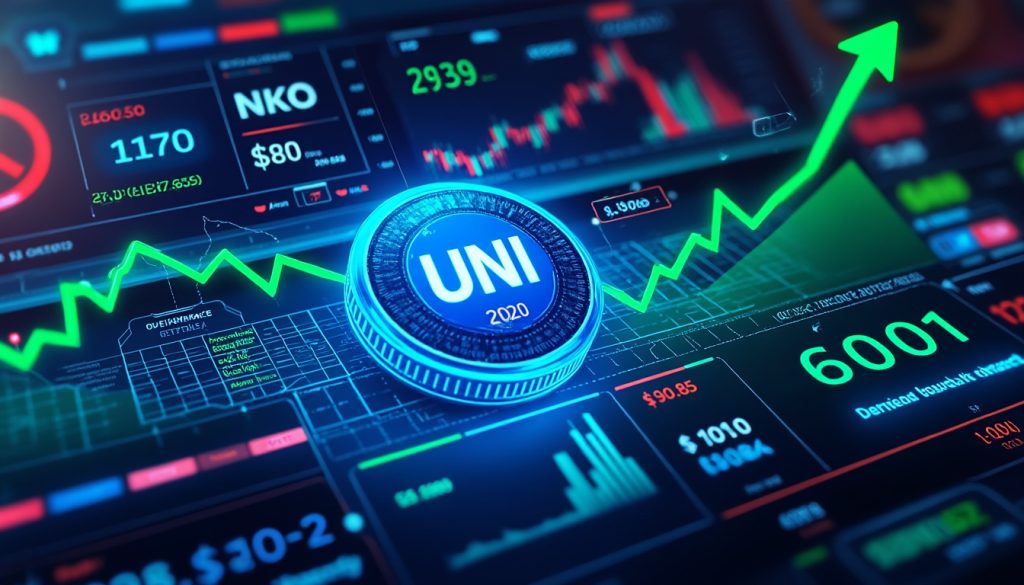 standard chartered anticipe une valorisation du jeton uni jusqu'à 100 dollars d'ici 2030, mettant en lumière le potentiel de croissance de cette cryptomonnaie.